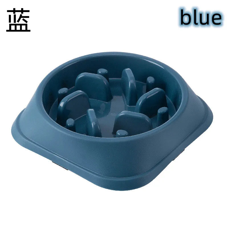 Pet Slow Food Bowl Multiple Colours & Shapes