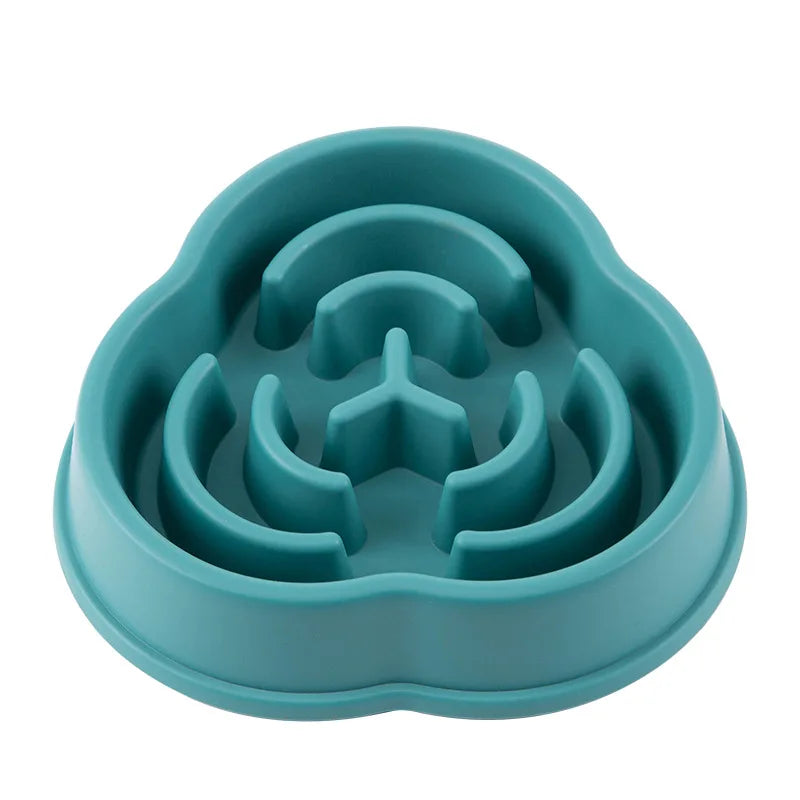 Pet Slow Food Bowl Multiple Colours & Shapes