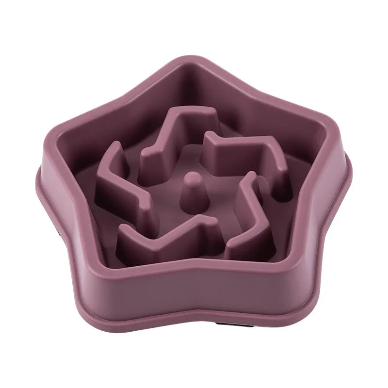 Pet Slow Food Bowl Multiple Colours & Shapes