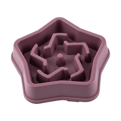 Pet Slow Food Bowl Multiple Colours & Shapes