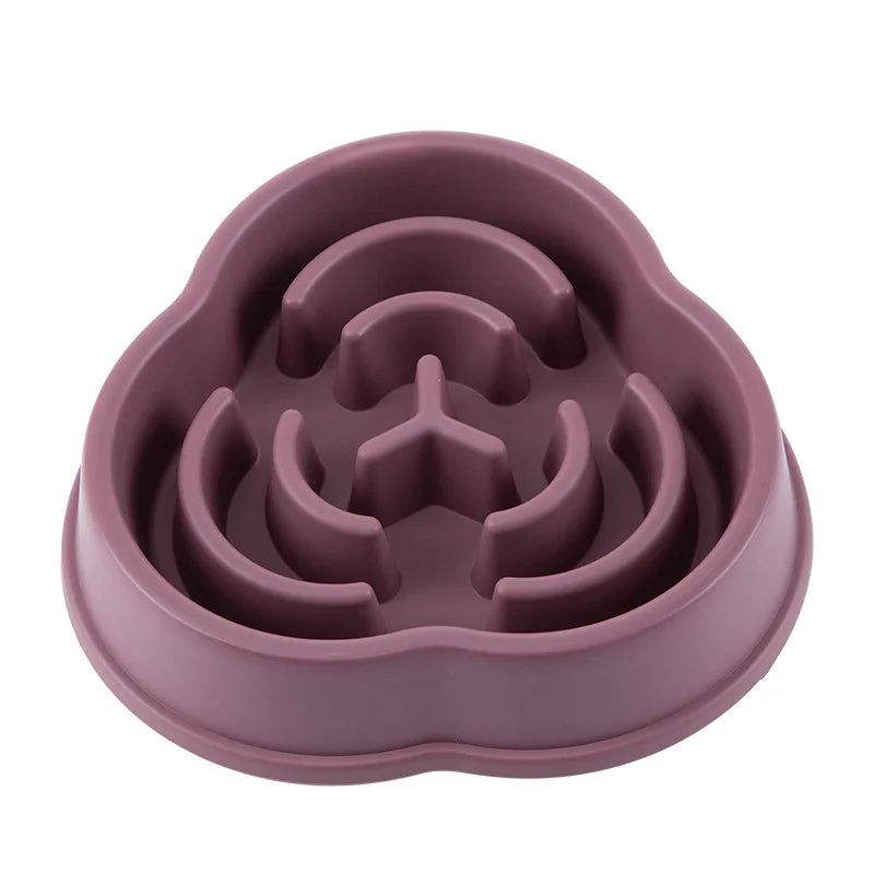 Pet Slow Food Bowl Multiple Colours & Shapes