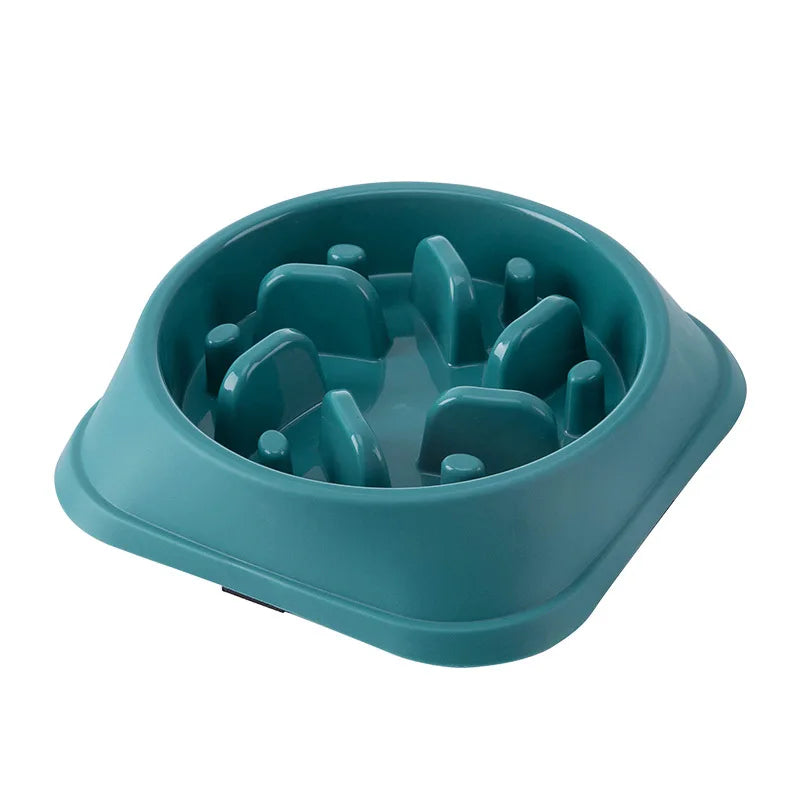 Pet Slow Food Bowl Multiple Colours & Shapes
