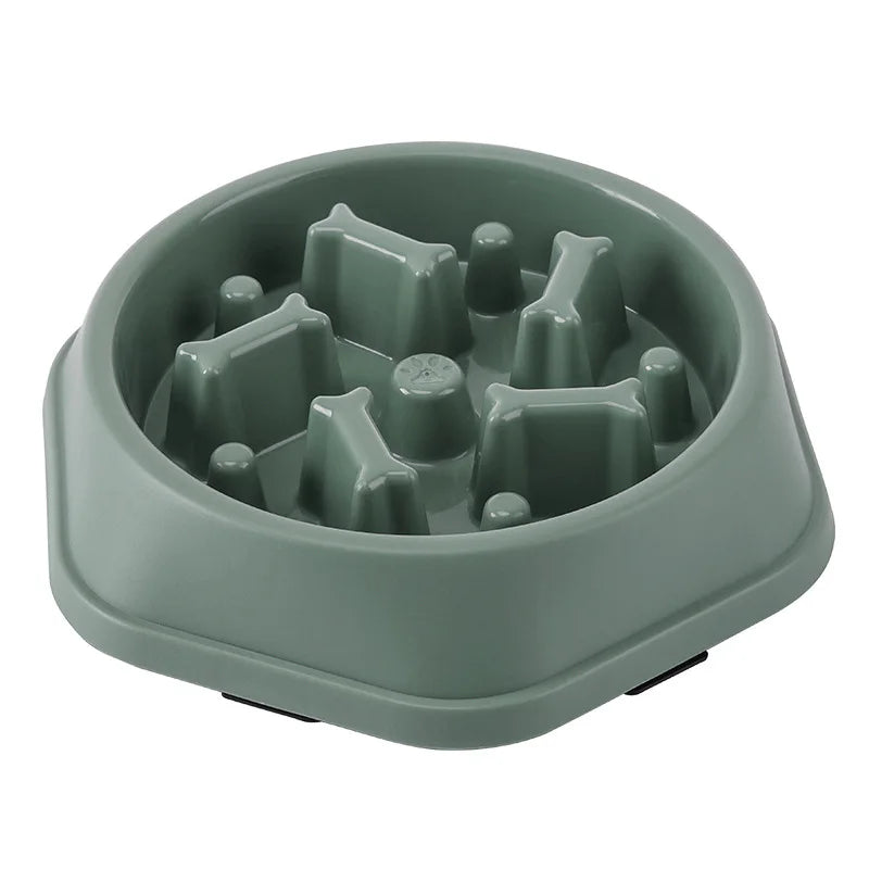 Pet Slow Food Bowl Multiple Colours & Shapes
