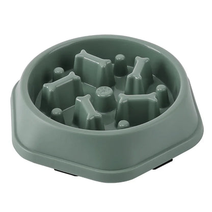 Pet Slow Food Bowl Multiple Colours & Shapes