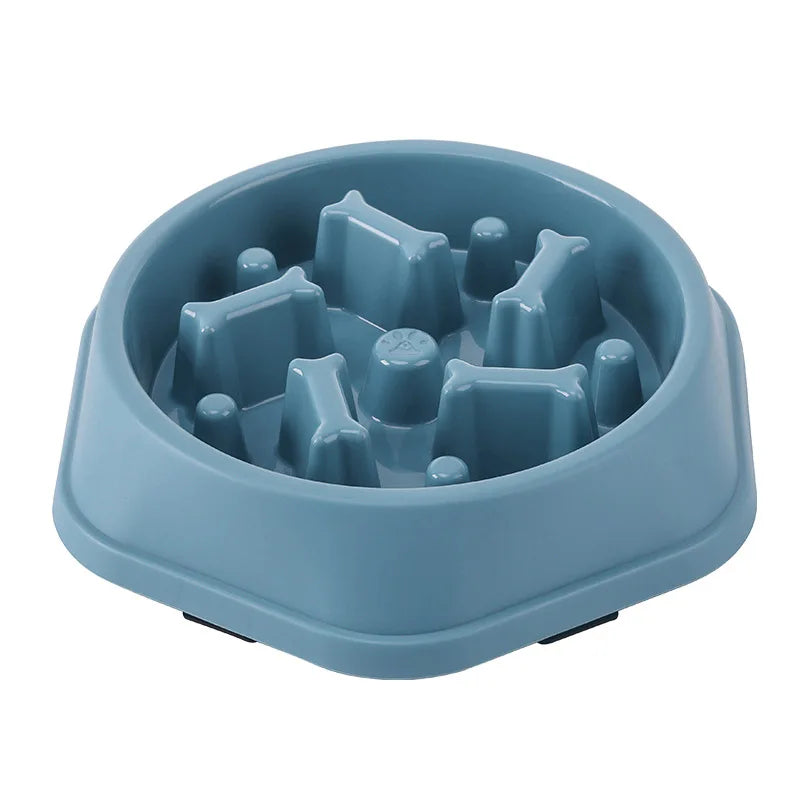 Pet Slow Food Bowl Multiple Colours & Shapes