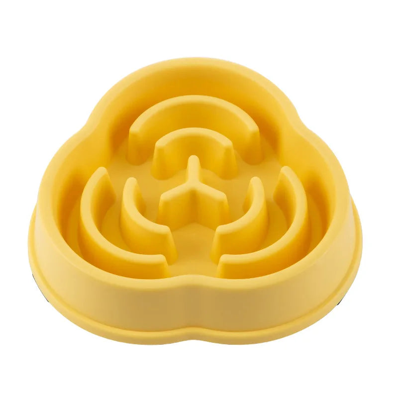 Pet Slow Food Bowl Multiple Colours & Shapes