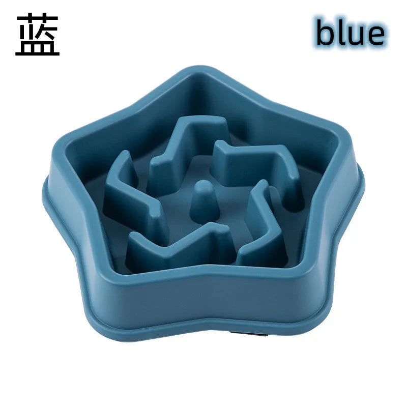 Pet Slow Food Bowl Multiple Colours & Shapes