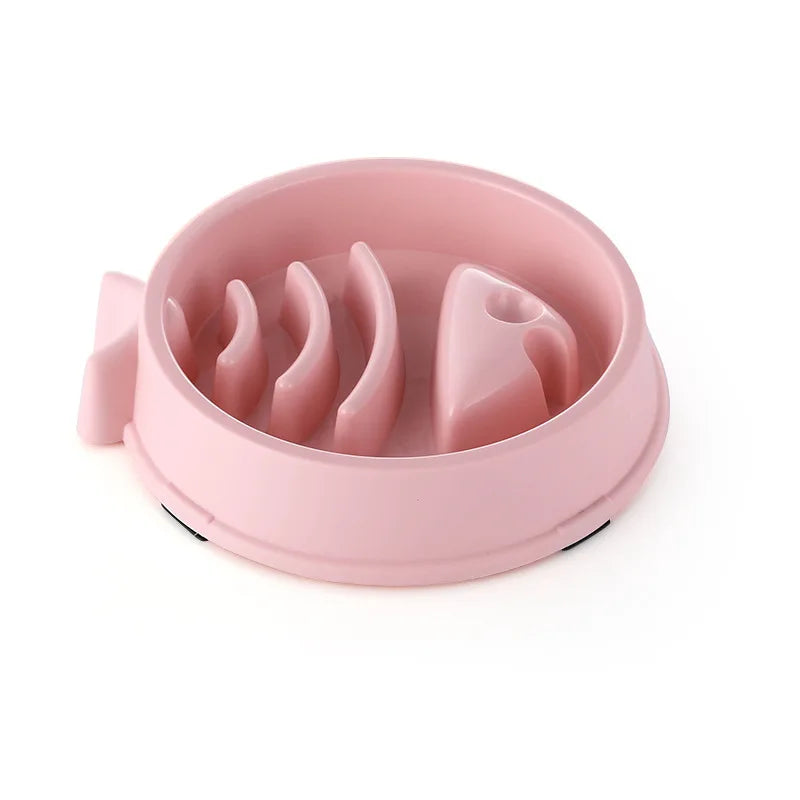 Pet Slow Food Bowl Multiple Colours & Shapes