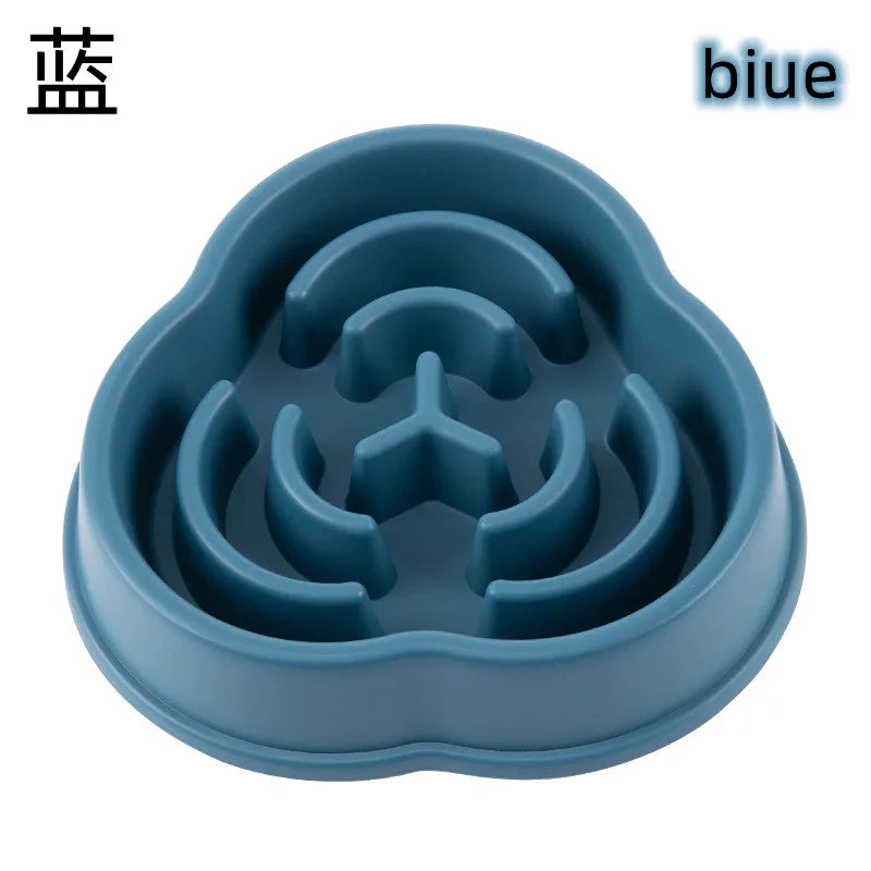 Pet Slow Food Bowl Multiple Colours & Shapes