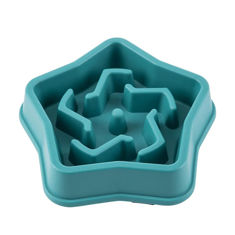Pet Slow Food Bowl Multiple Colours & Shapes