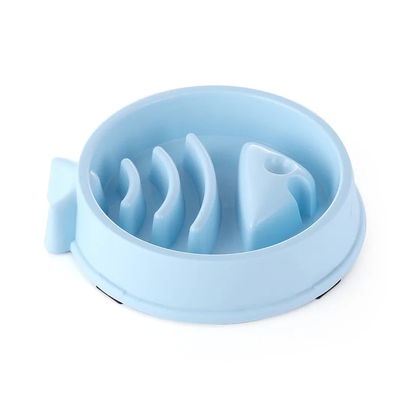 Pet Slow Food Bowl Multiple Colours & Shapes