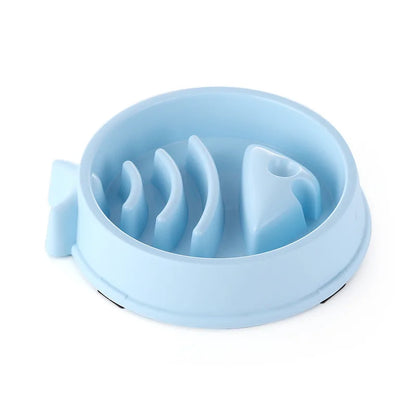 Pet Slow Food Bowl Multiple Colours & Shapes