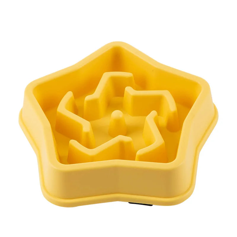 Pet Slow Food Bowl Multiple Colours & Shapes